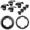 Plateaux Rotor Aero Pour Pédalier Shimano R9100 & R8000 Avec Kit De Visserie