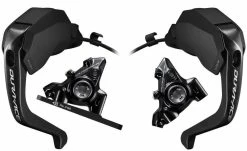 Paire De Levier Shimano Dura-Ace ST-R9180 Avec étriers Et Durites