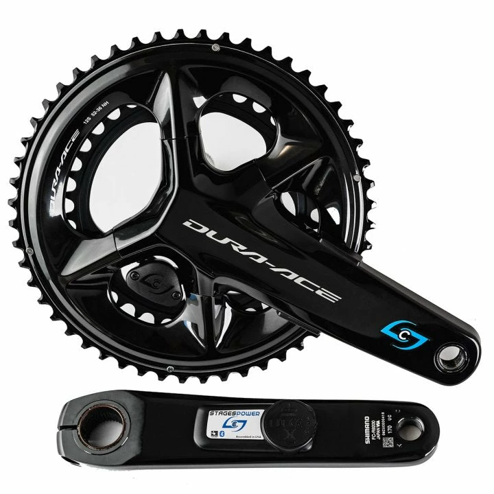 Pédalier SHIMANO DURA-ACE 9200 Avec Capteur De Puissance DOUBLE STAGES CYCLING (étoile Droite, Manivelle Gauche & Plateaux) 1 Pédalier SHIMANO DURA-ACE 9200 Avec Capteur De Puissance DOUBLE STAGES CYCLING (étoile Droite, Manivelle Gauche & Plateaux)