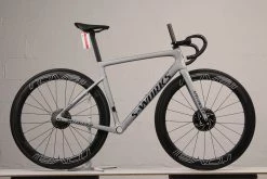 Werideon Cycling Shop Specialized S-Works Tarmac SL6 - Dove Grey Dusty Gloss Diamond Murano Blue - SANS ROUES !NEUF!