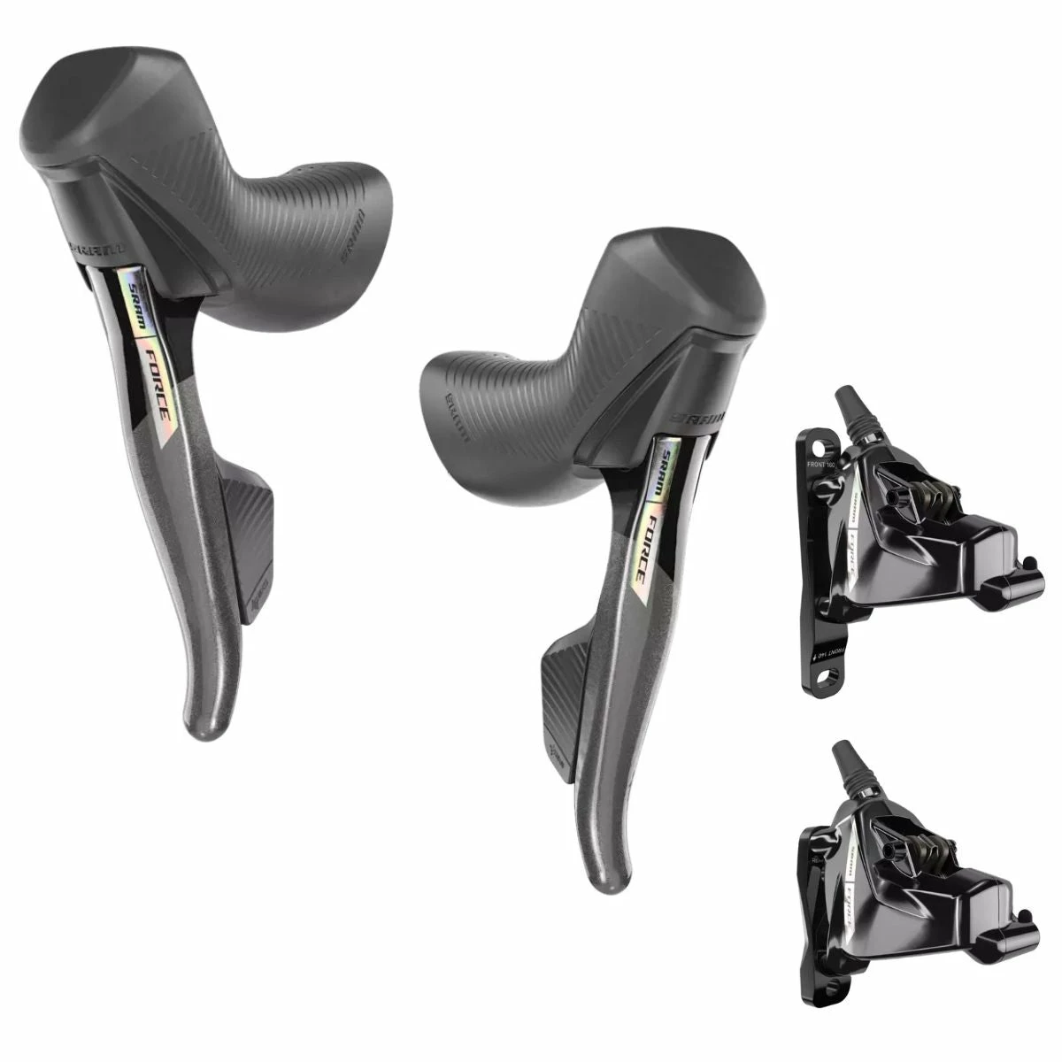 NOUVEAUTÉ Paire De Leviers Droit Et Gauche SRAM FORCE D2 ETap AXS Avec étrier Et Durite 1 NOUVEAUTÉ Paire De Leviers Droit Et Gauche SRAM FORCE D2 ETap AXS Avec étrier Et Durite